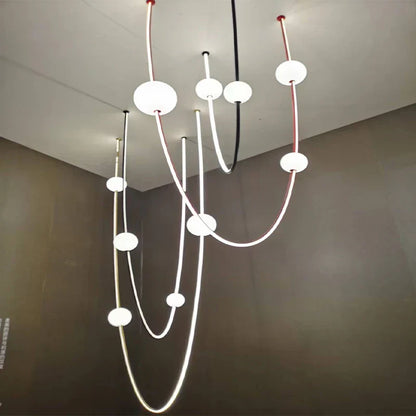 DecorBites™ Colorized LED Dimmable Ceiling Chandelier - 2025 Trend Hanging Lamps