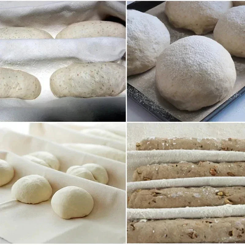 ™ Linen Cloth Baking Kit for Bread Dough Proving Baguette Flax Mat Pastry