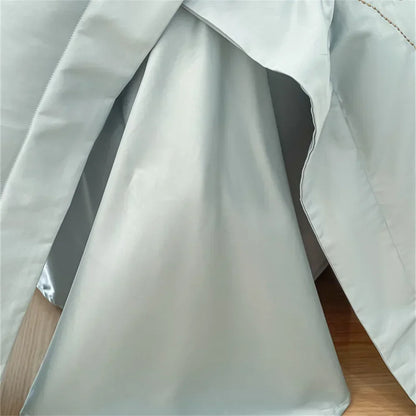 DecorBites™ Blue Butterfly Flower 600TC Egyptian Cotton Duvet Cover Set