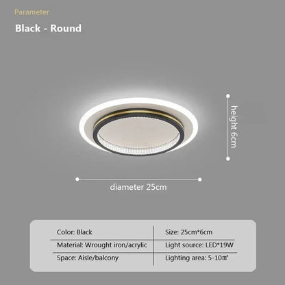 DecorBites™ Crystal Ceiling Lights: Modern LED Indoor Lighting Fixtures for Home Entrance