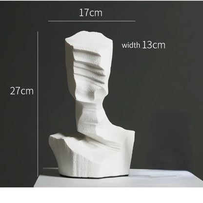Abstract Resin Decoration DecorBites™ - Elegant Art Sculpture for Office, Living Room & Desktop