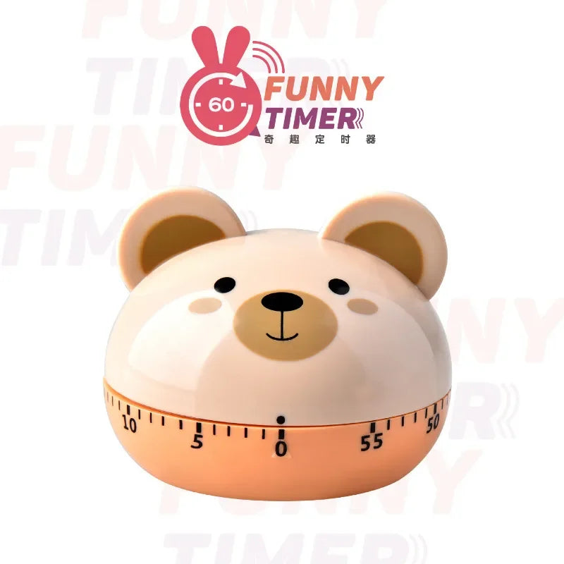 DecorBites™ Animal Vegetable Shape Digital Kitchen Timer - 60 Minute Countdown
