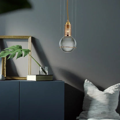 DecorBites™ Crystal Ball LED Pendant Light for Dining Restaurant & Bedroom