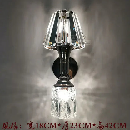 DecorBites™ K9 Crystal Wall Lamp for Living Room and Bedroom Atmospheric Lighting