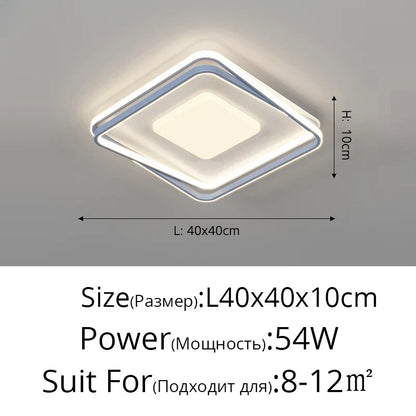DecorBites™ Acrylic Chandelier: Minimalist Indoor Light for Living Room, Bedroom, and Kitchen