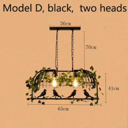 DecorBites™ Birdcage Pendant Lights for Chic Decor - Garland Hanging Lamps