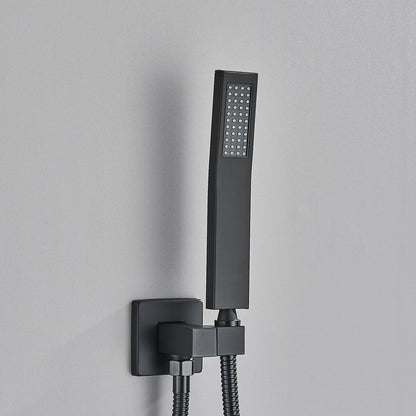 DecorBites™ Black ABS Handshower Head with 150cm Stainless Hose - Wall Mounted Faucet Accessory