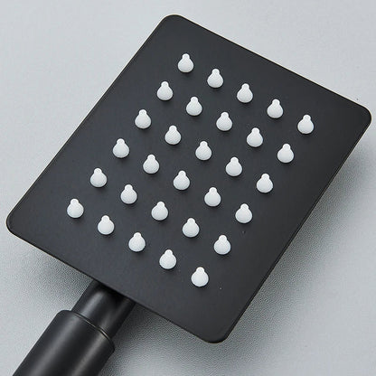 DecorBites™ Black Stainless Steel Handheld Shower Head for Hot and Cold Water