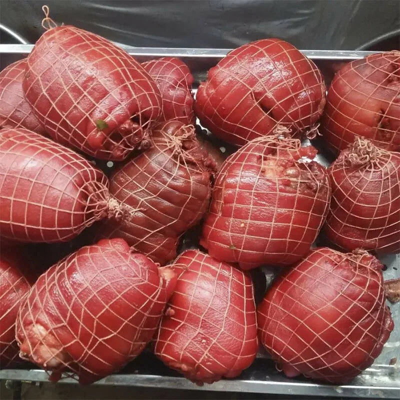 DecorBites™ BBQ Net Bundle for Kitchen, Hoof & Elbow with Rope Thread - Household Essential