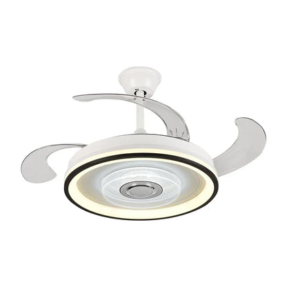 DecorBites™ Crystal Chandelier LED Ceiling Fan with Remote Control Switch