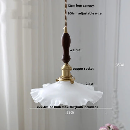 DecorBites™ Clear Glass LED Pendant Light: Modern Nordic Style for Home Decor & Lighting