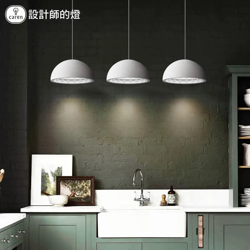 DecorBites™ Creamy Gypsum Pendant Lights: Artistic Indoor Lighting for Home, Bar, and Bedroom