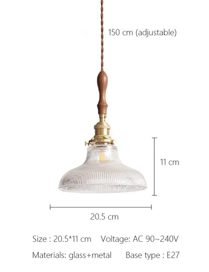 DecorBites™ Brass Glass Retro Chandelier Art Deco LED Dining Room Light
