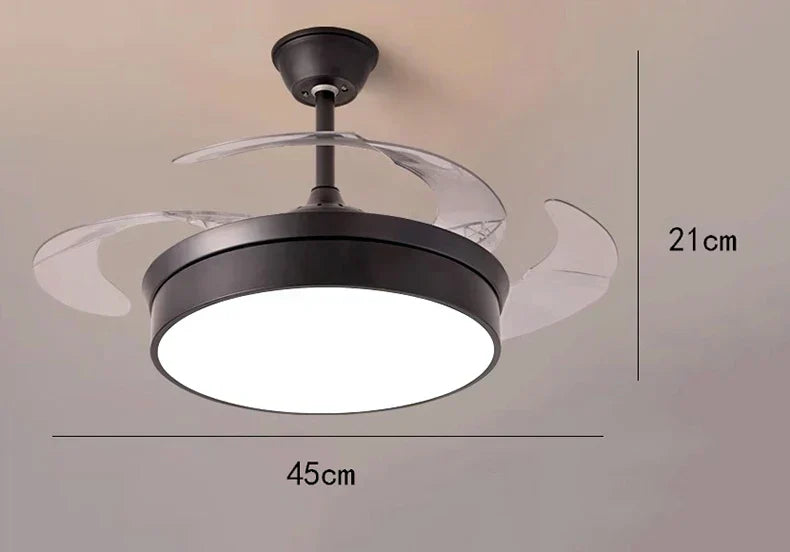 ™ Kids Bedroom Ceiling Fan with Remote Control and LED Light