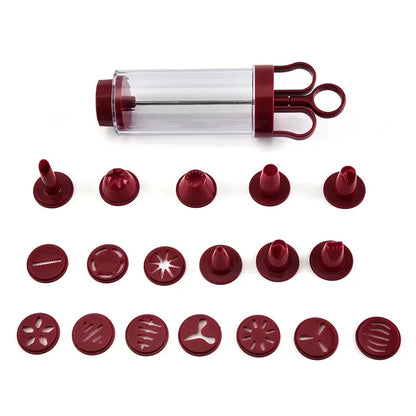 DecorBites™ Cookie Cream Cake Press Decorating Kit Butter Syringe Pastry Baking Tools
