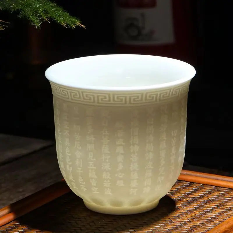 DecorBites™ Bone China Tea Cup Set | Cute Goat Fat Jade Ceramic Teacups & Mugs