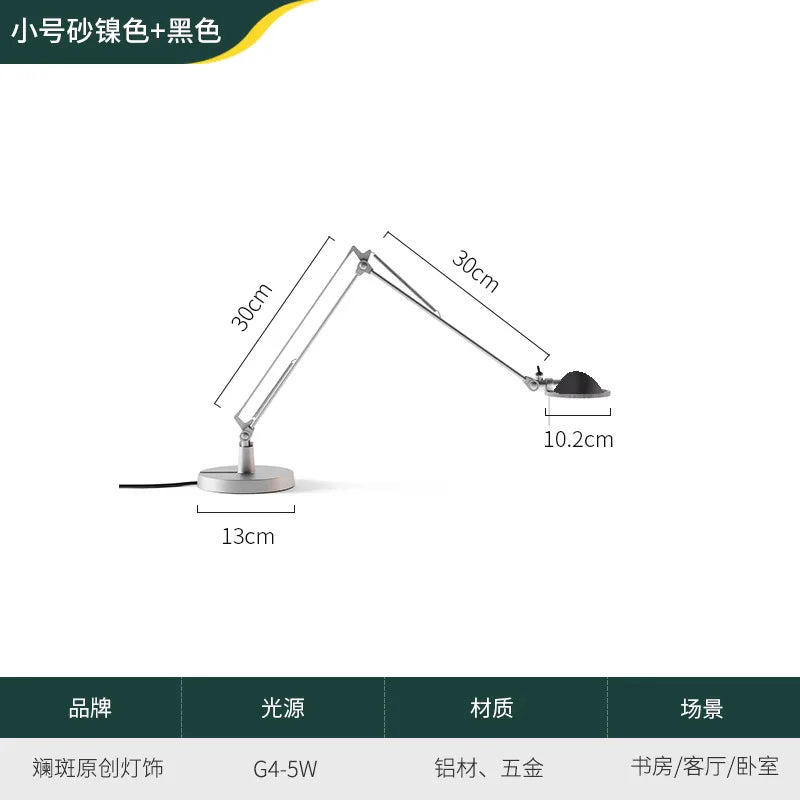 DecorBites™ Adjustable LED Desk Lamp for Home, Studio, Study, Bedroom, Cafe