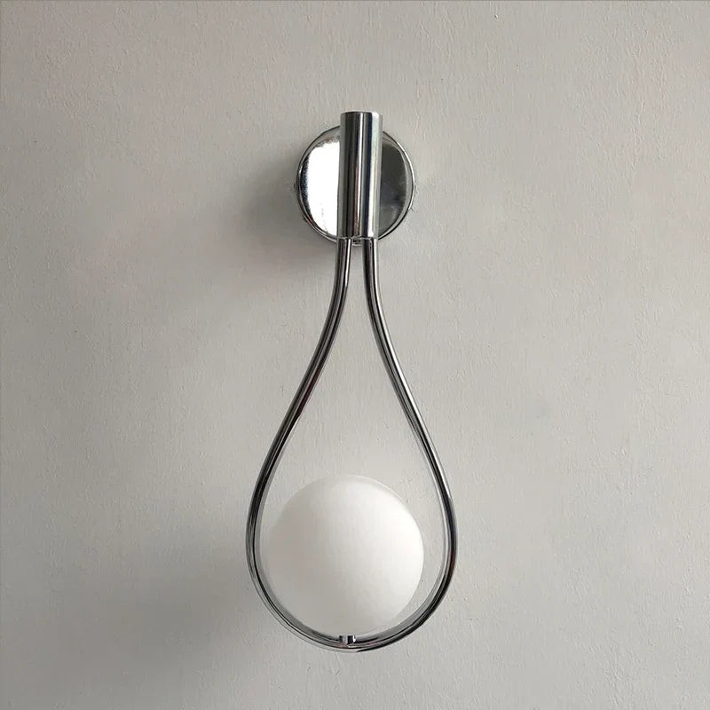 DecorBites™ Brass Glass Ball Wall Light Minimalist Living Room Decor Lighting Fixtures