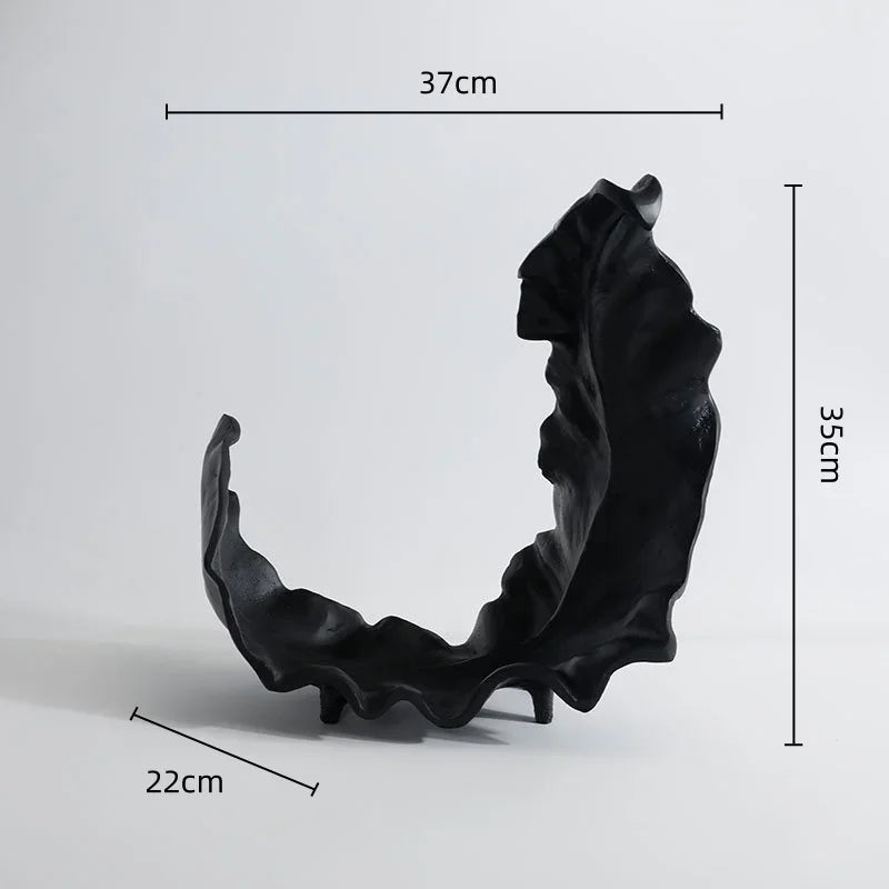 ™ Leaf Tray Resin Bowl: Handcrafted Desktop Storage & Home Decor