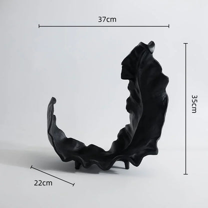 ™ Leaf Tray Resin Bowl: Handcrafted Desktop Storage & Home Decor
