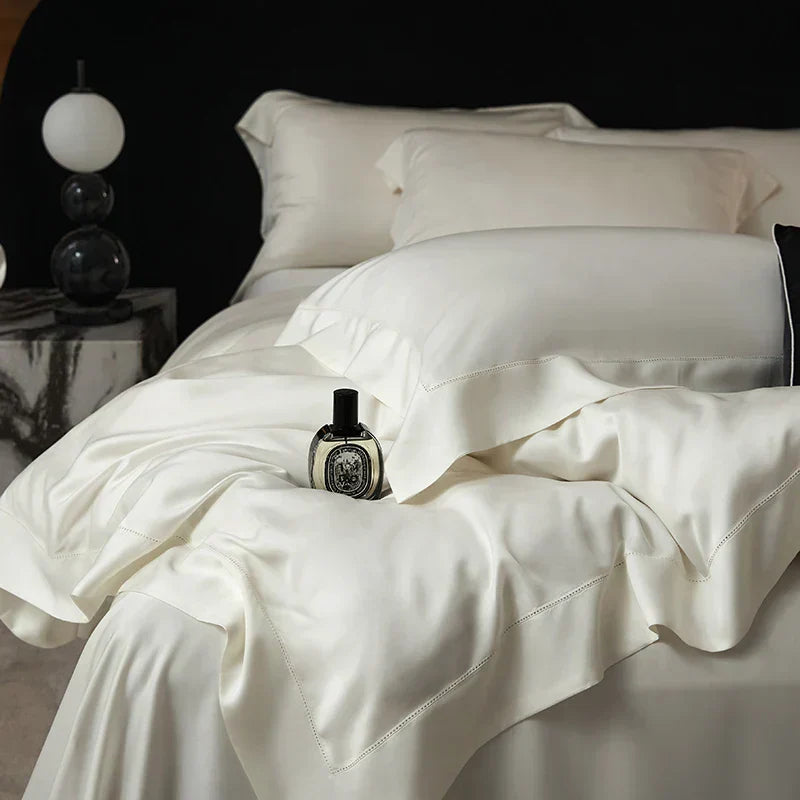 DecorBites™ 1000TC Lyocell Eucalyptus Fiber Bedding Set for Super Soft Silky Feel
