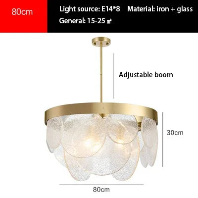 ™ LED Bubble Glass Ceiling Chandelier Light Fixture for Dining Kitchen Bedroom