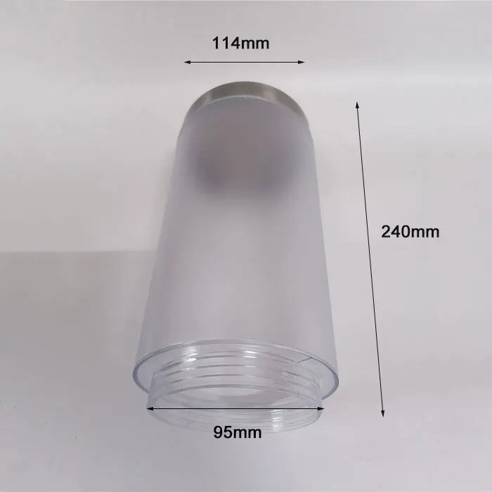 DecorBites™ Black Silver Landscape Bollard Path Light for Garden Decoration