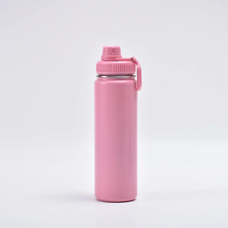 DecorBites™ 750ml Stainless Steel Insulated Sports Water Bottle Vacuum Thermos