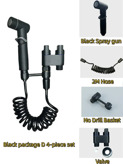 DecorBites™ High Pressure Handheld Bidet Sprayer Set for Bathroom Hygiene and Cleaning