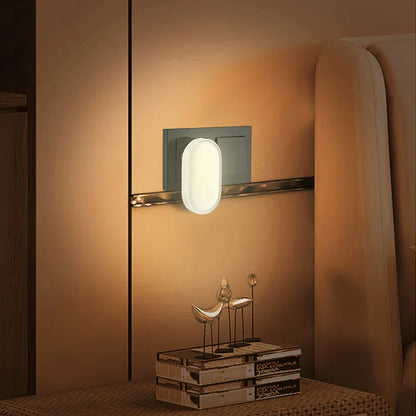DecorBites™ LED Night Light Wall Lamp with Light Control Induction for Bedroom Home Decor
