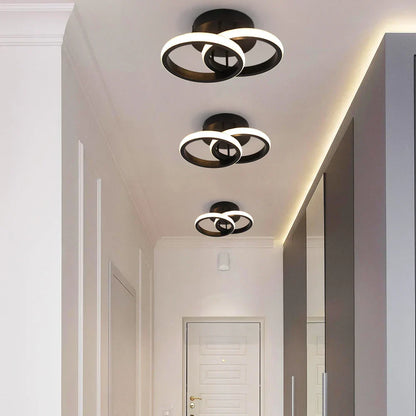 DecorBites™ Acrylic LED Ceiling Lamp: Modern Home Decor Lighting for Bedroom, Hallway, and Aisle