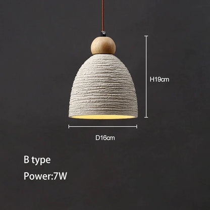DecorBites™ Concrete Ceiling Hanging Pendant Chandelier for Bedroom, Restaurant, and Bar