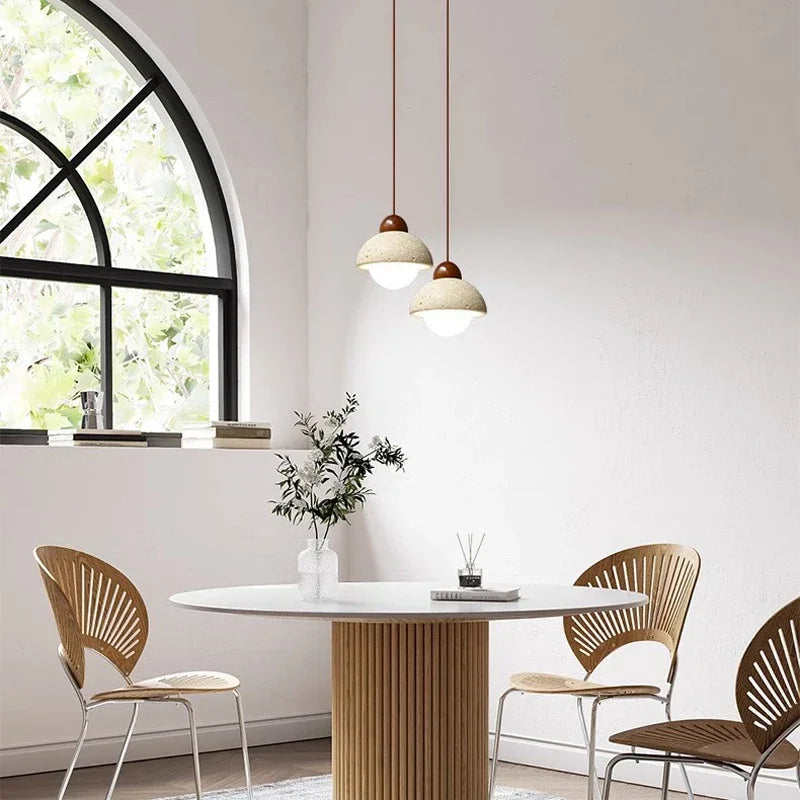 DecorBites™ Cave Stone Pendant Light Ceiling Hanging Lamp for Bedroom and Dining Room