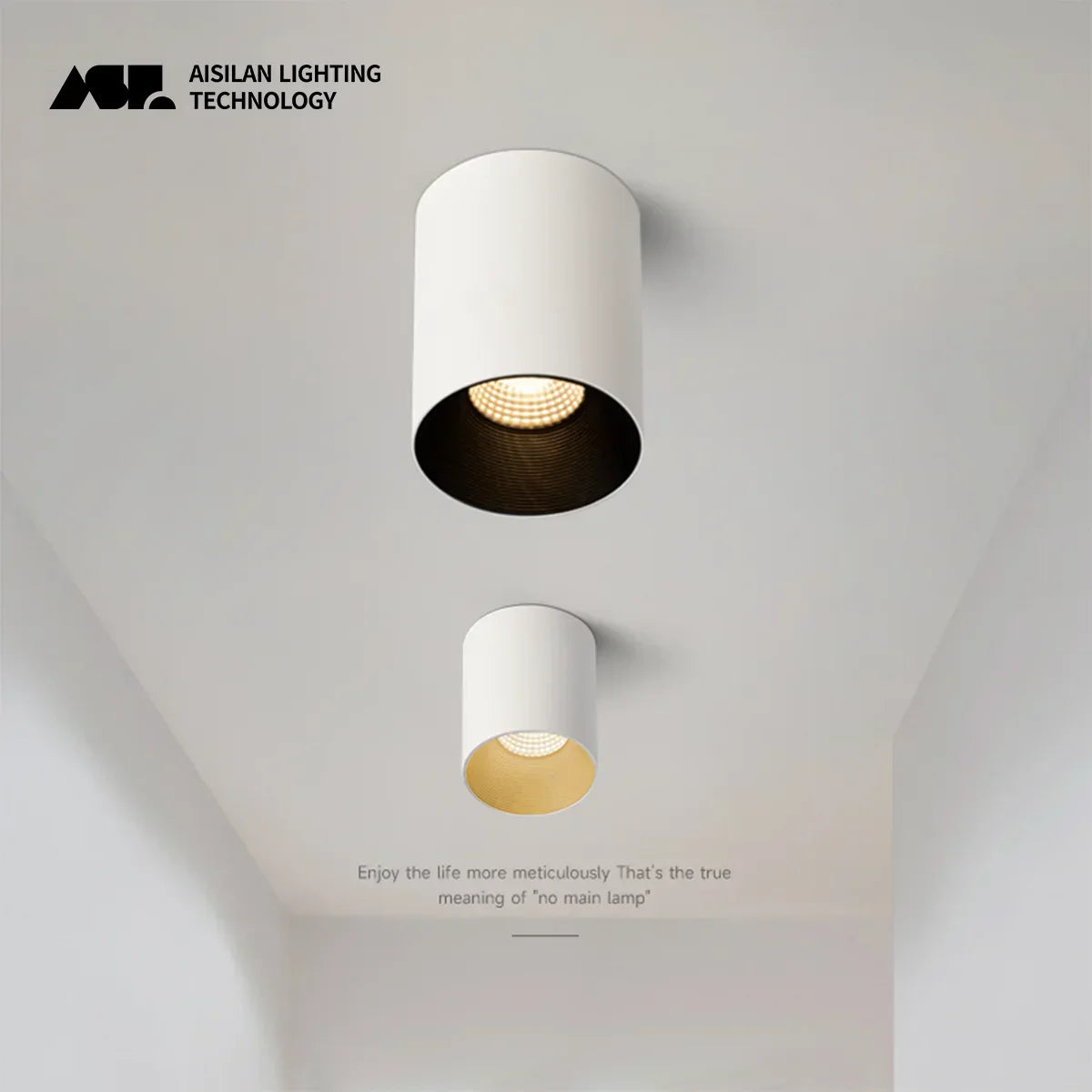 DecorBites™ 7W Matte Aluminum Ceiling Downlight for Bedroom Corridor