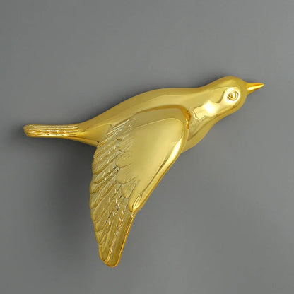 DecorBites™ 3D Bird Resin Statue Wall Decor for Children's Room - Animal Figurine Ornament