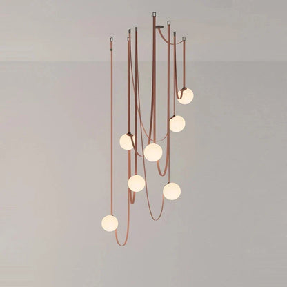 DecorBites™ Glass Ball Pendant Lamp for Loft Living Dining Room, LED Lighting