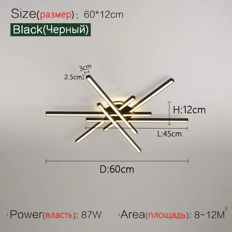 2023 DecorBites™ Nordic LED Ceiling Chandelier for Living, Dining, and Bedroom