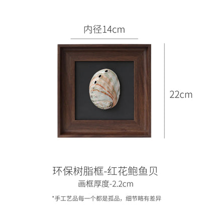 DecorBites™ Conch Shell Decorative Painting Frame Pendant Wall Ornaments
