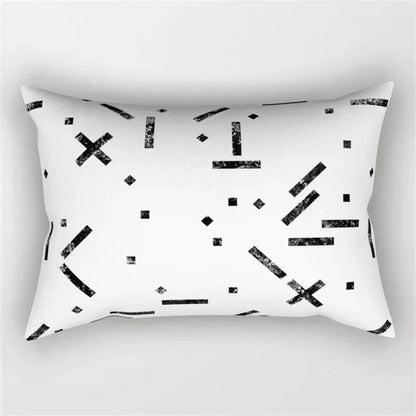 DecorBites™ Geometric Wave Line Waist Pillowcase Set