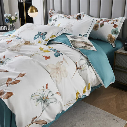 DecorBites™ 600TC Egyptian Cotton Queen King Bedding Set Duvet Cover Bed Linens