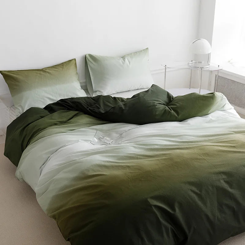 DecorBites™ Cartoon Print Bedding Set: Breathable Duvet Cover, Bed Sheet, Pillowcases - Double & Single Sizes
