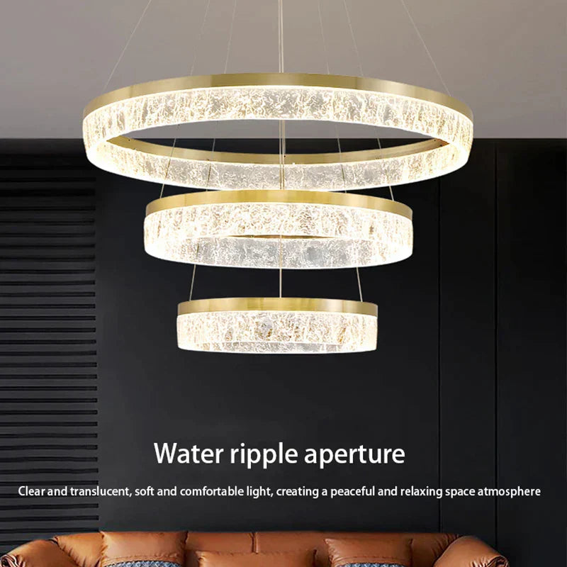 ™ Gold LED Chandeliers for Elegant Home and Hotel Decor