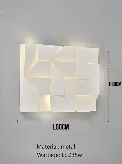 DecorBites™ Geometric Art Indoor Wall Lamp for Bedroom Living Room Staircase Home Decor