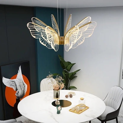 DecorBites™ LED Butterfly Chandeliers: Modern Lighting Fixtures for Home Decor