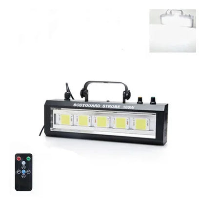 DecorBites™ 100W Auto Sound Control LED White Strobe Light for Music Shows