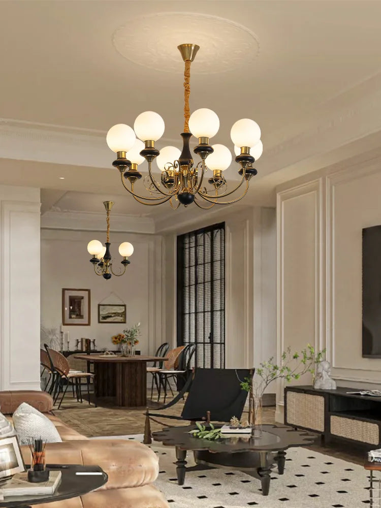 DecorBites™ Cream Style LED Chandelier for Bedroom, Living Room, Dining Room