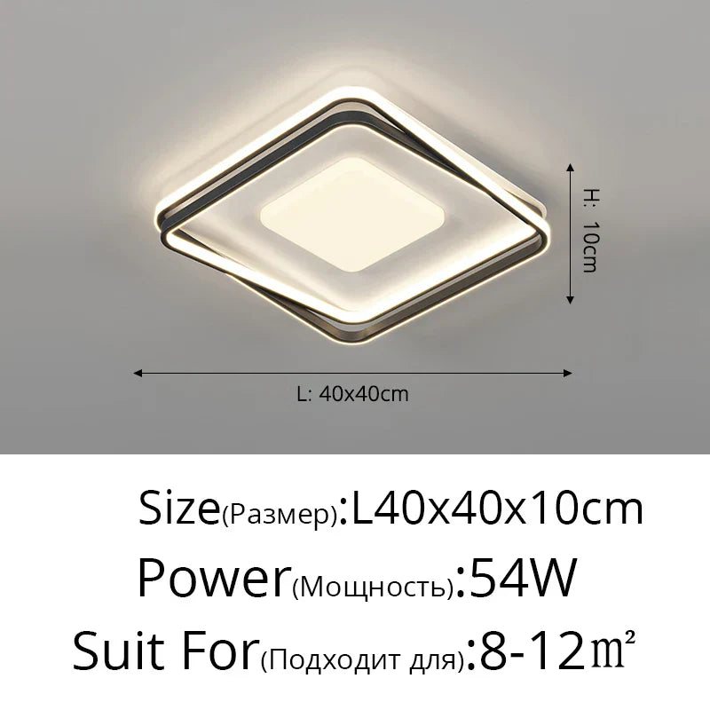 DecorBites™ Acrylic Chandelier: Minimalist Indoor Light for Living Room, Bedroom, and Kitchen