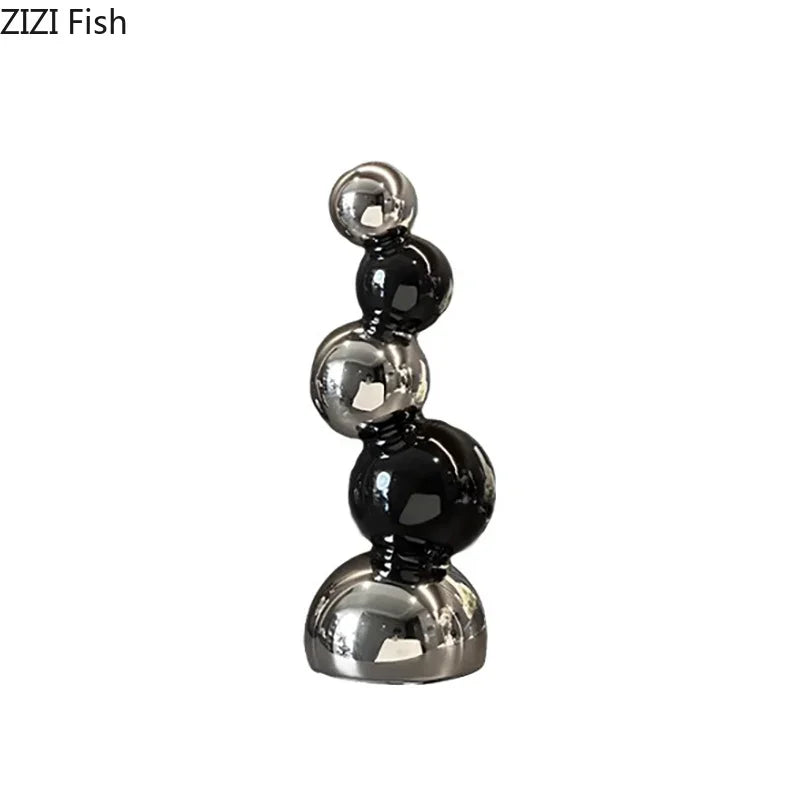 DecorBites™ Abstract Ceramic Sculpture Ornaments Modern Desk Decoration Room Aesthetics Decor