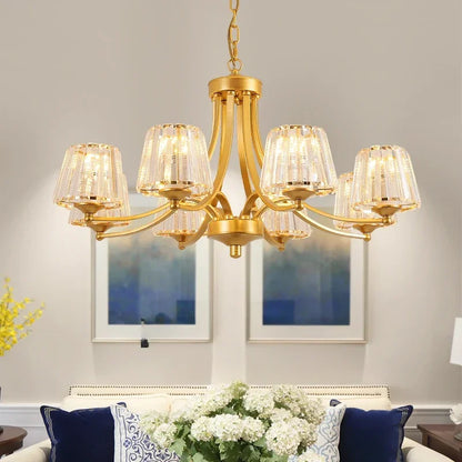 DecorBites™ Crystal Chandelier Ceiling Lights for Modern Living Spaces
