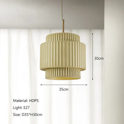 DecorBites™ Cream Wind LED Chandelier: Nordic Minimalist Wabi Sabi Style for Dining Room, Bedroom & Bar